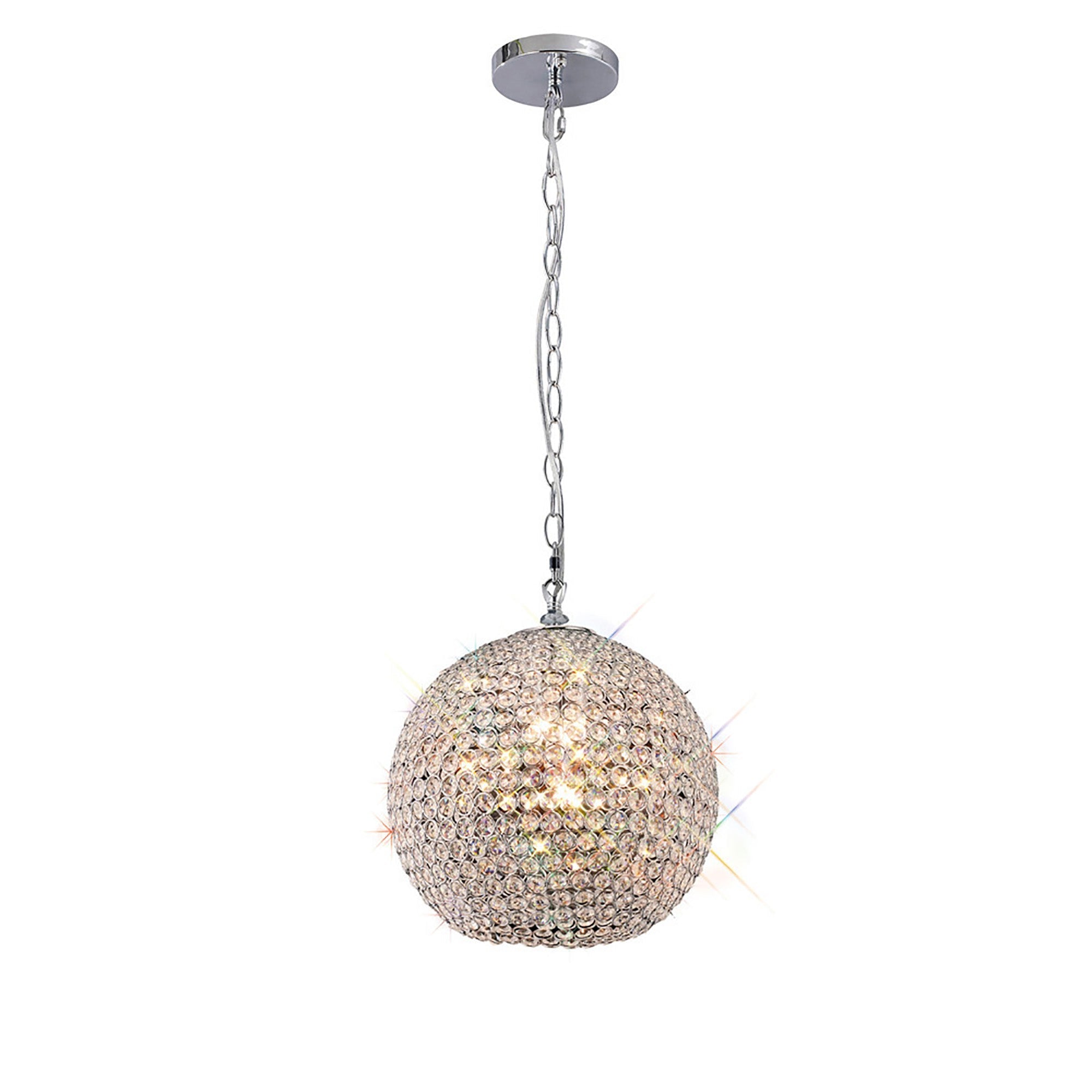 Ava 3/4/5/Lt Crystal Pendant Light Fixture - Modern Chandelier with Multiple Finish Options for Dining Room, Kitchen Island, or Entryway Lighting