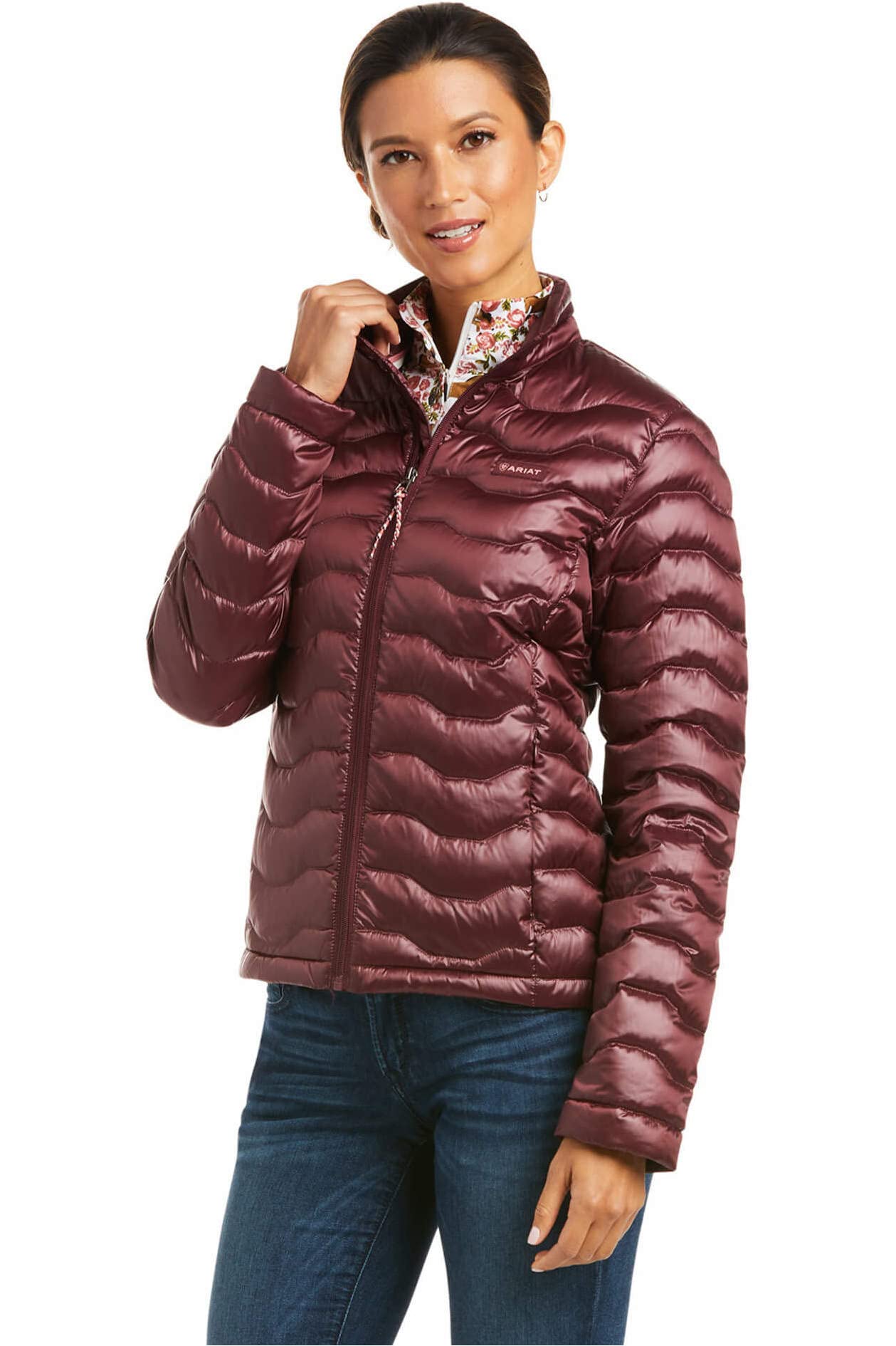 Ariat Women's Ideal 3.0 Down Jacket - Lightweight Winter Coat with Water-Resistant Shell, Warm Insulation for Cold Weather - Perfect for Outdoor Activities, Hiking & Casual Wear