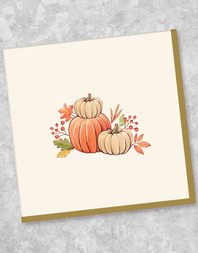 Premium Crisp Autumn Breeze Luncheon Napkins - 44 Count Disposable Paper Napkins for Fall Dinner Parties, Thanksgiving, and Seasonal Decorations