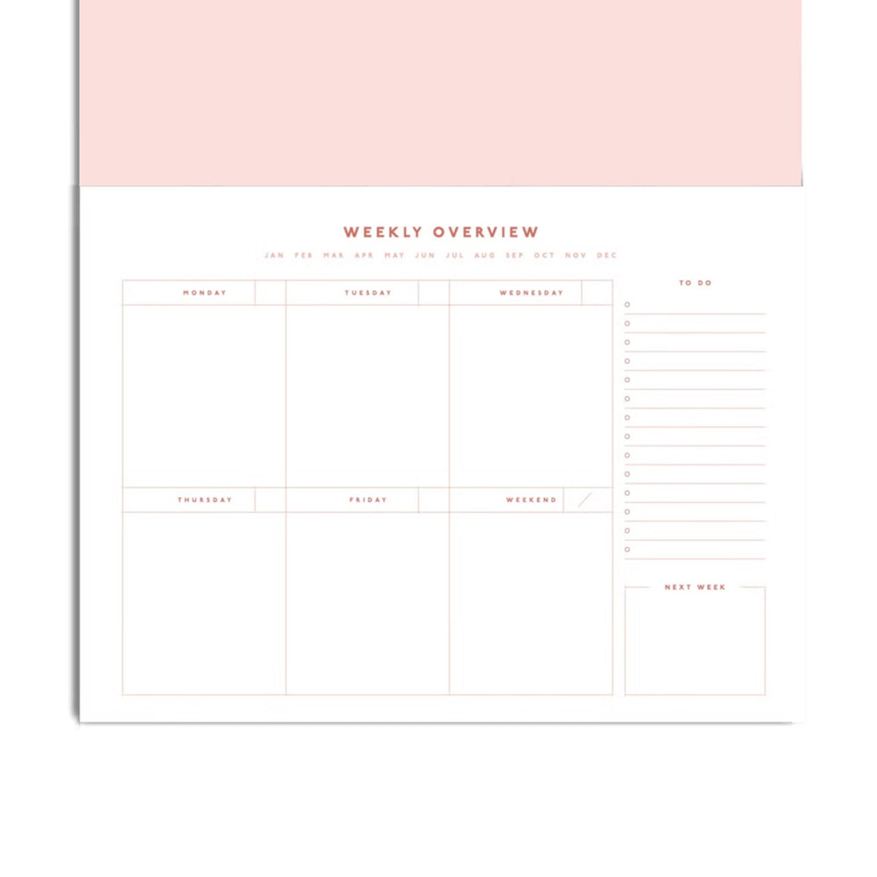 Growth Weekly Desk Planner A5 - Premium Productivity Planner for Goal Setting & Time Management - Perfect for Office, Home & School Organization