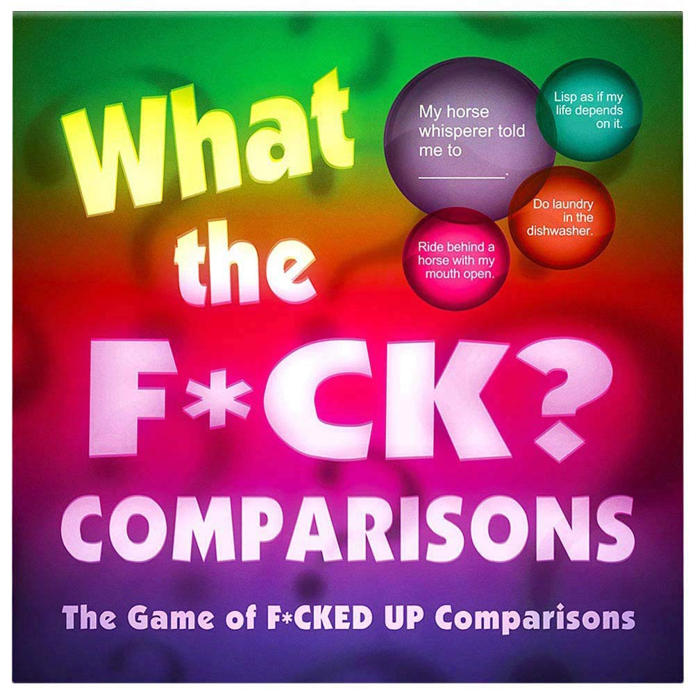 Kheper What The FCK? Comparisons Card Game - Fun Party Game for Adults & Teens - Perfect for Game Nights, Gatherings & Icebreakers