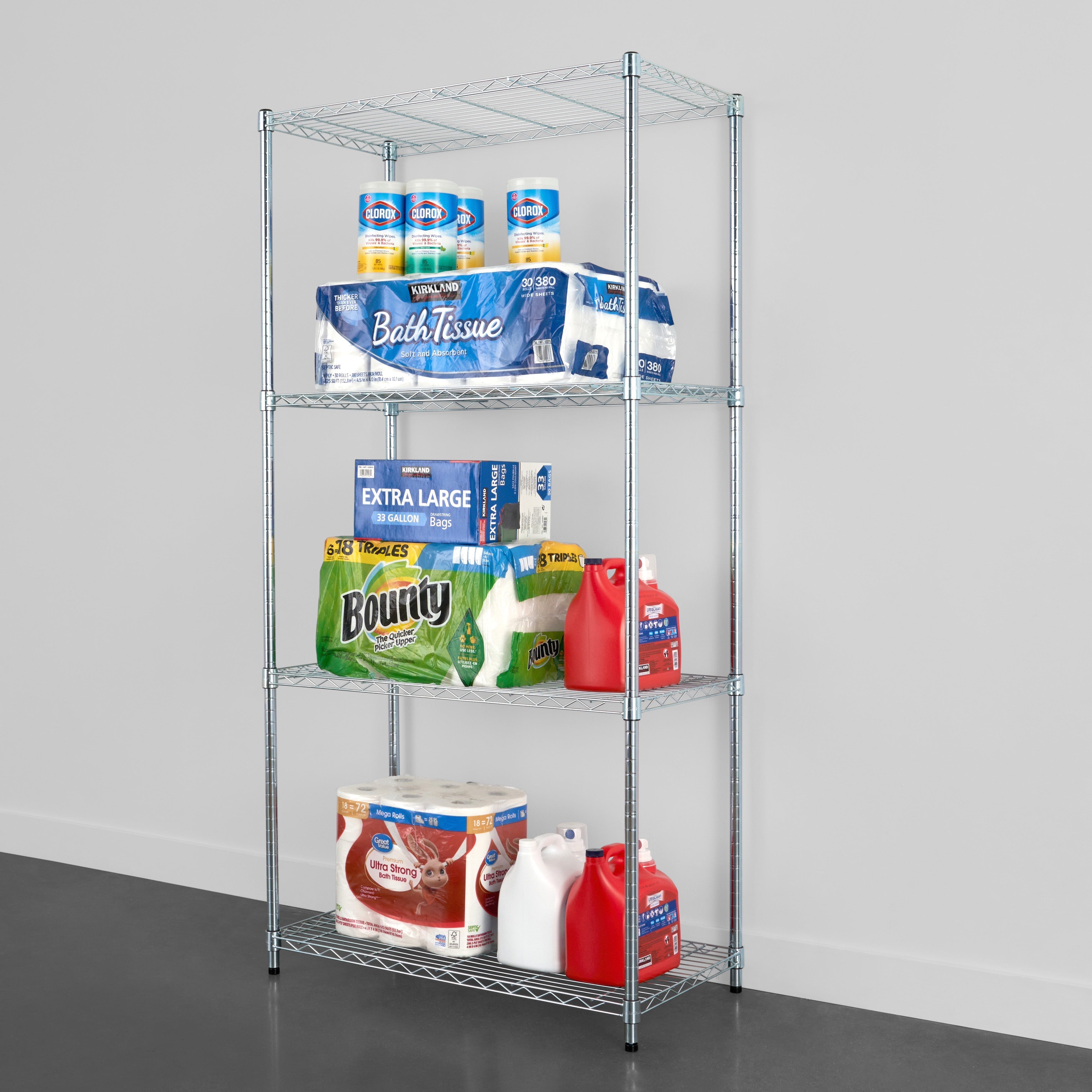 4-Tier Wire Shelving Unit 18