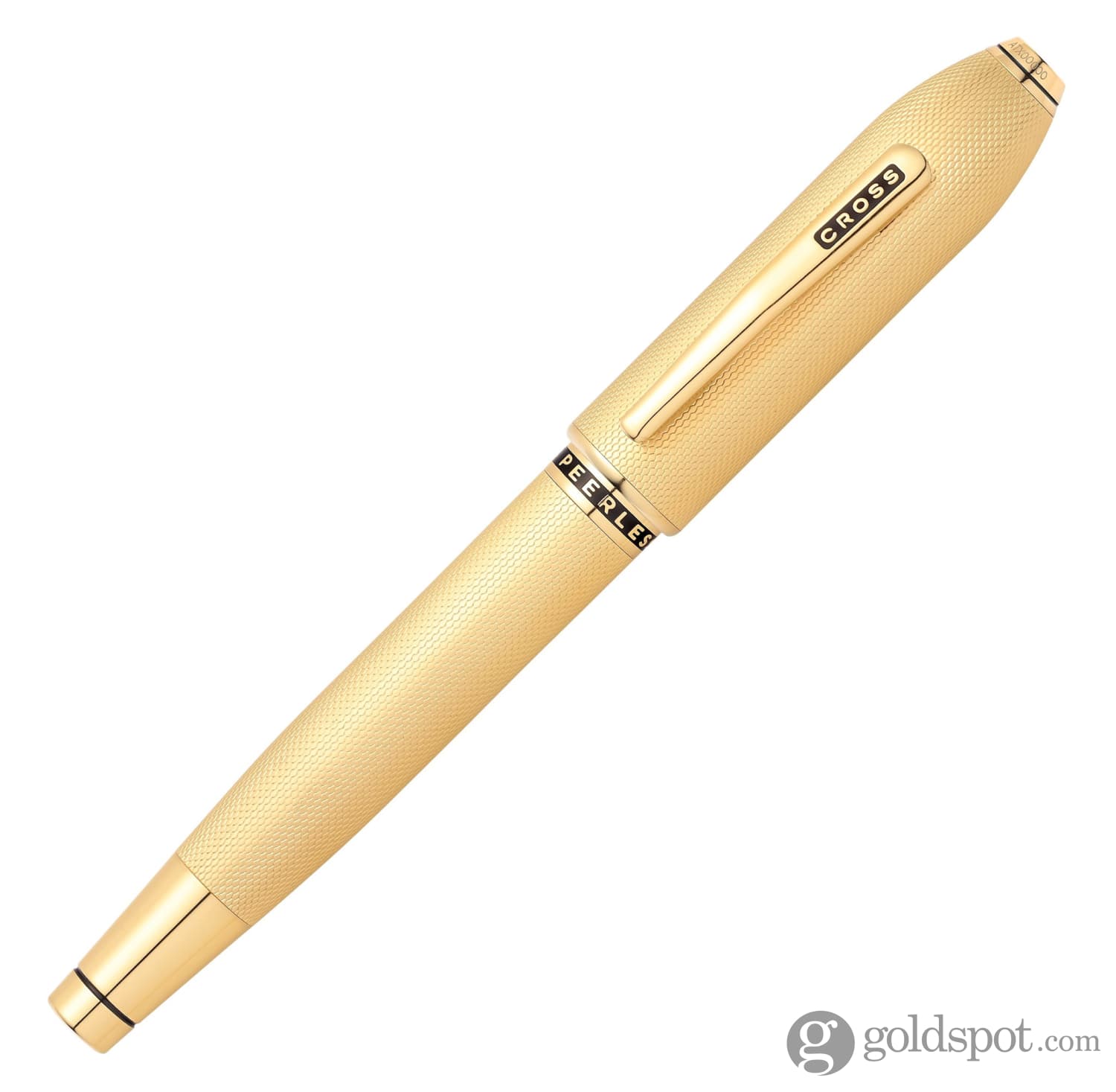 Cross Peerless 125 Ballpoint Pen - 23K Heavy Gold Plated Luxury Writing Instrument for Business, Gifting & Signature Signing