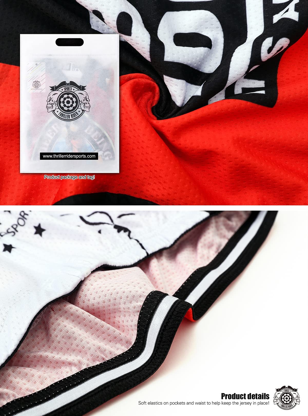 Men's Mountain Bike Short Sleeve Cycling Jersey - Breathable & Quick-Dry for Thrill Rider Sports - Perfect for Outdoor Cycling, Road Biking & Mountain Adventures