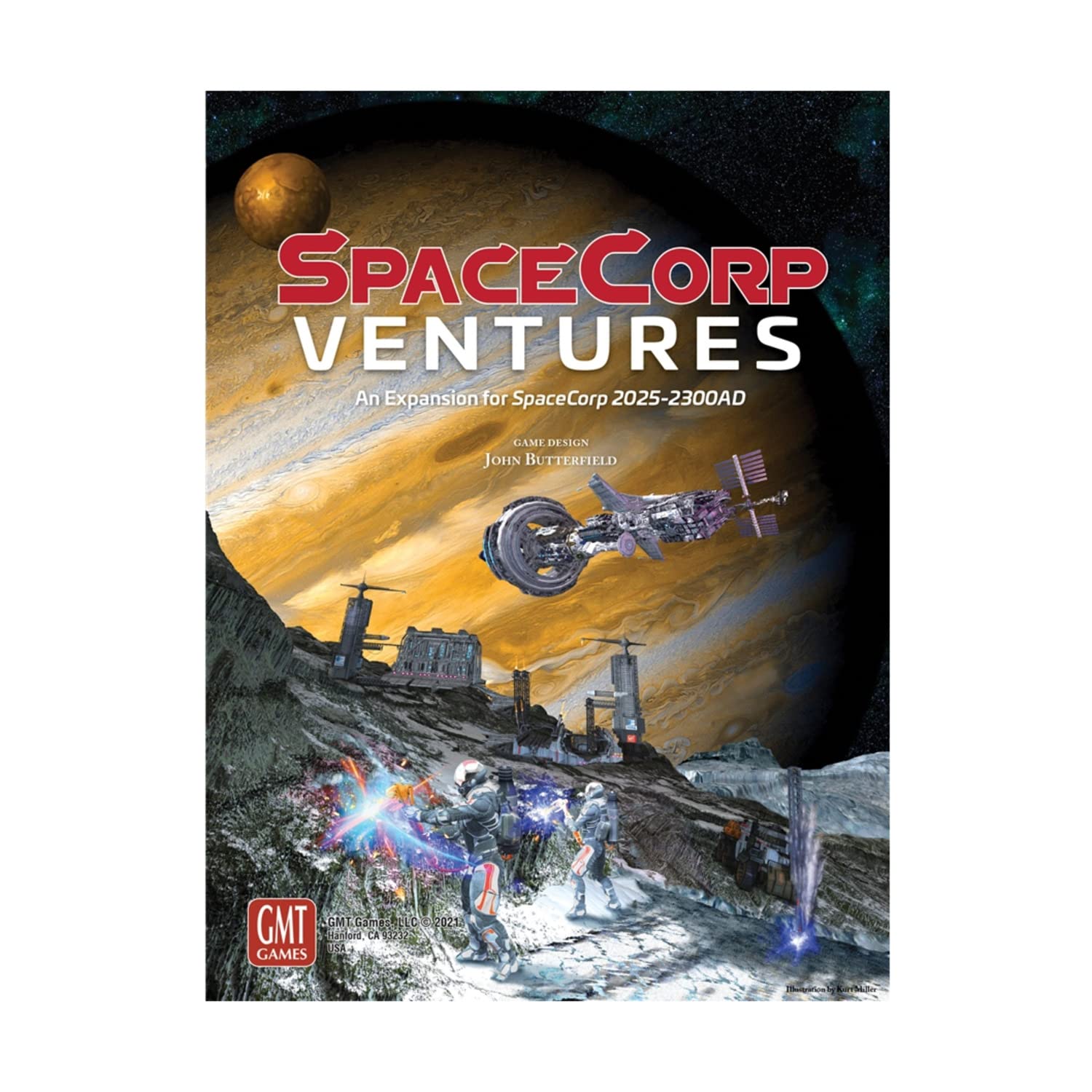 GMT Games SpaceCorp: Ventures Expansion - Strategic Board Game for Space Exploration Enthusiasts | Sci-Fi Tabletop Adventure for Game Nights & Family Gatherings