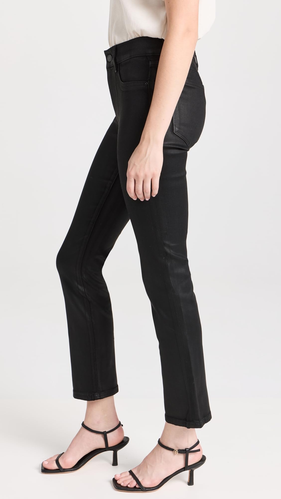 DL1961 Women's Mara Straight Mid Rise Instasculpt Ankle Jeans - Slimming Stretch Denim Pants for Work, Casual & Date Night Outfits