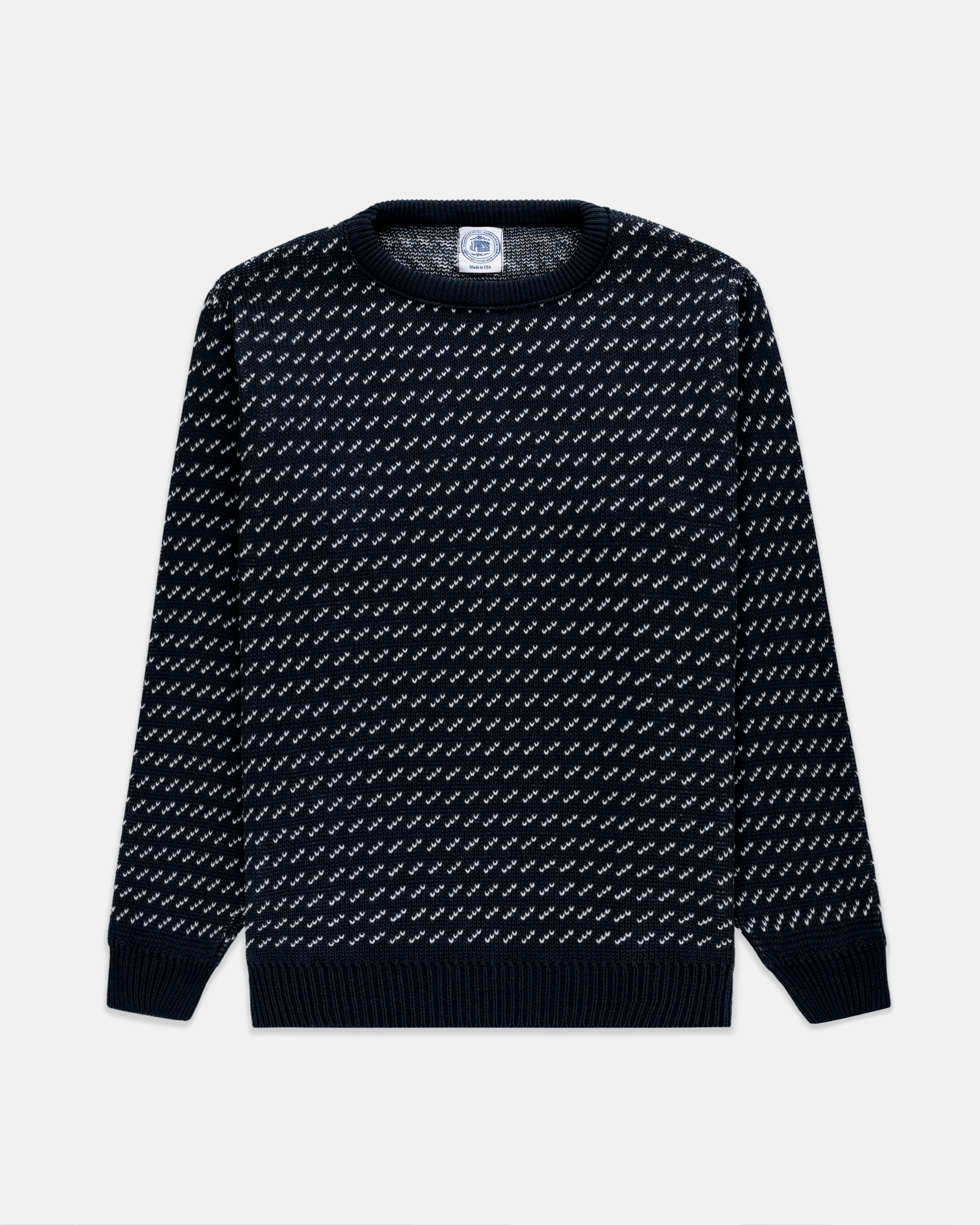 Soft Cotton Chevron Crew Neck Sweater for Women - Cozy Knit Pullover for Fall & Winter - Casual Office Wear & Weekend Outfits