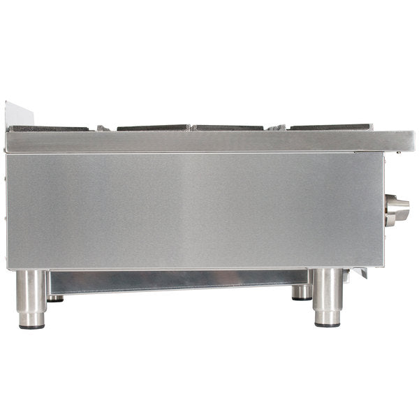 Globe GHP24G 24-Inch Commercial Countertop Gas Hot Plate - Perfect for Restaurants, Food Trucks & Catering Businesses