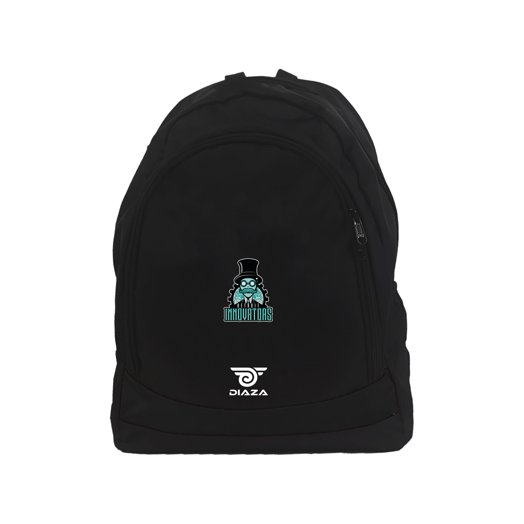 Detroit Innovators Durable Backpack for School, Travel & Work - Water-Resistant Laptop Backpack with USB Charging Port