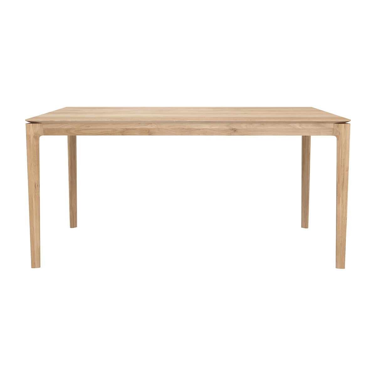 Bok Solid Oak Dining Table - 160cm Modern Wooden Kitchen Table for 6-8 People | Perfect for Family Dinners, Entertaining Guests & Small Space Dining Rooms