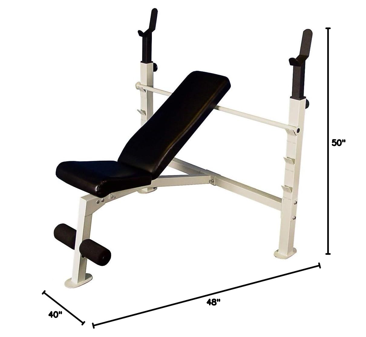 Ader Olympic Weight Bench - Adjustable Strength Training Bench for Home Gym, Full Body Workout, and Bench Press - Perfect for Weightlifting, Strength Training, and Fitness Enthusiasts
