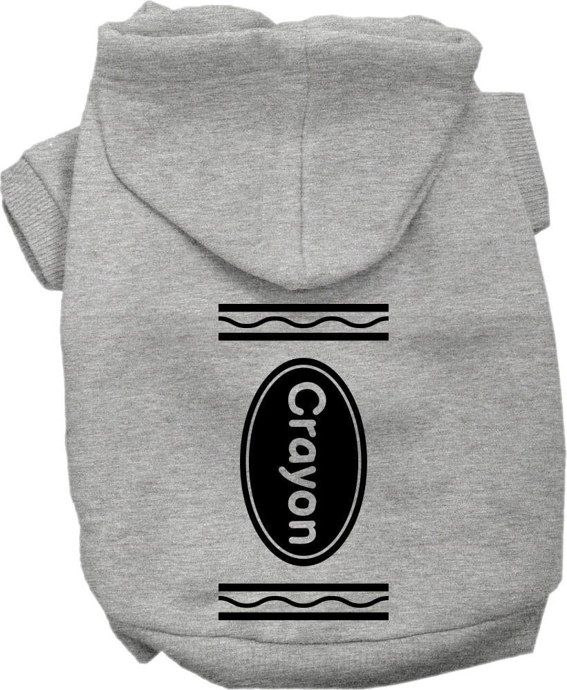 Colorful Crayon Costume Screen Print Hoodie for Kids - Fun Dress-Up & Halloween Costume Idea