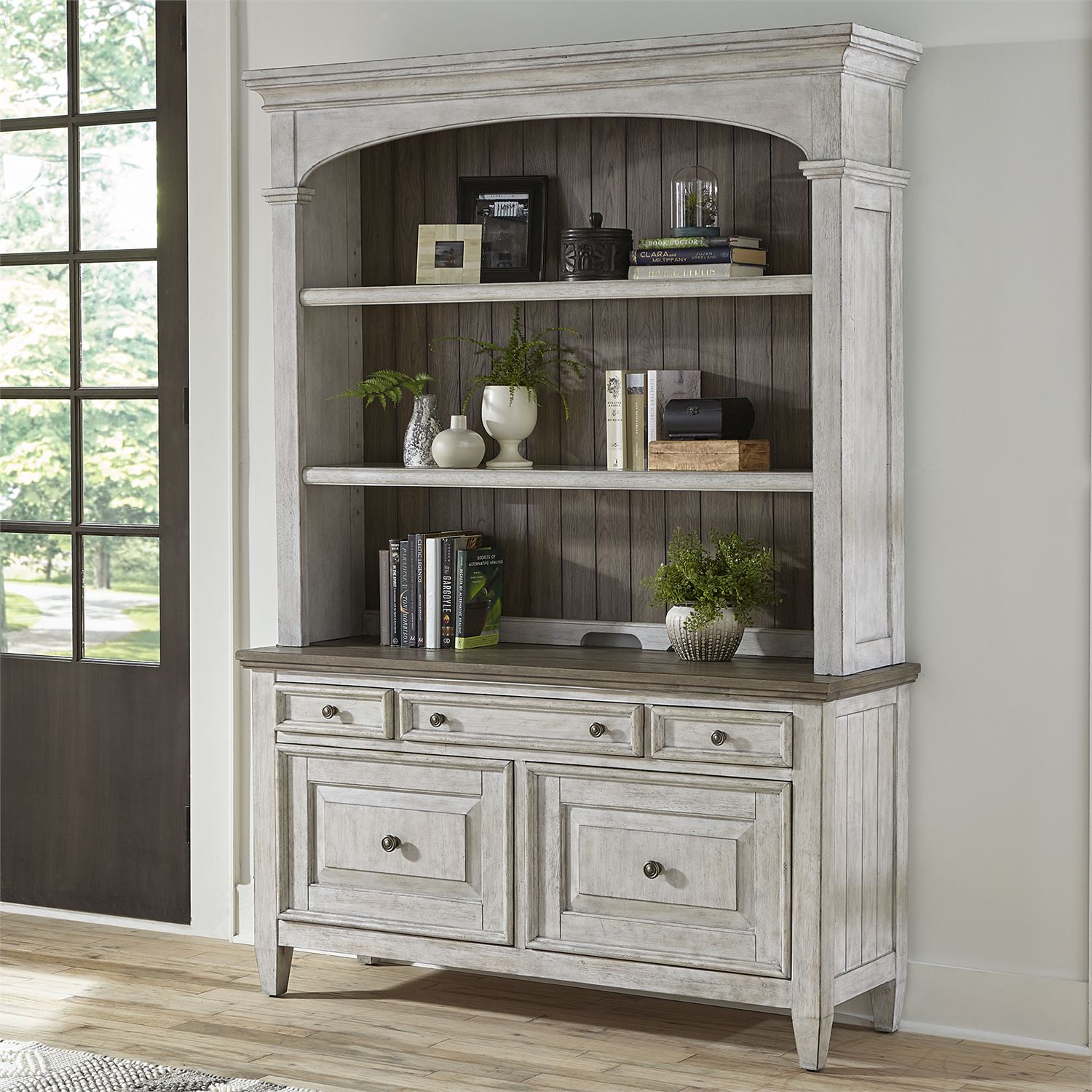 Heartland Writing Desk - Classic Wooden Home Office Desk with Drawers for Study & Work | Perfect for Small Spaces, Home Office & Dorm Rooms