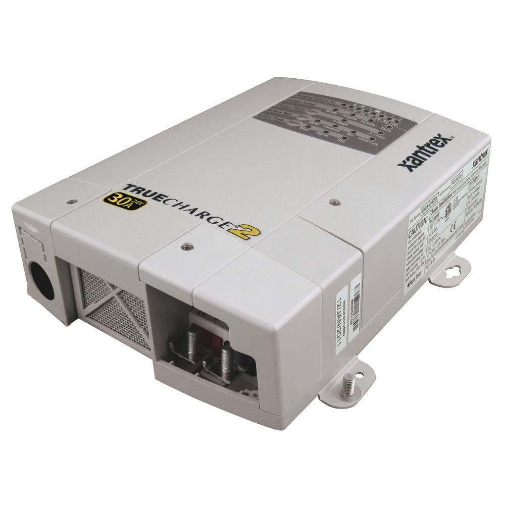 Xantrex True Charge 2 30A 24V Battery Charger for Marine, RV & Off-Grid Power Systems - Reliable Charging Solution for Boats, Campers & Solar Applications