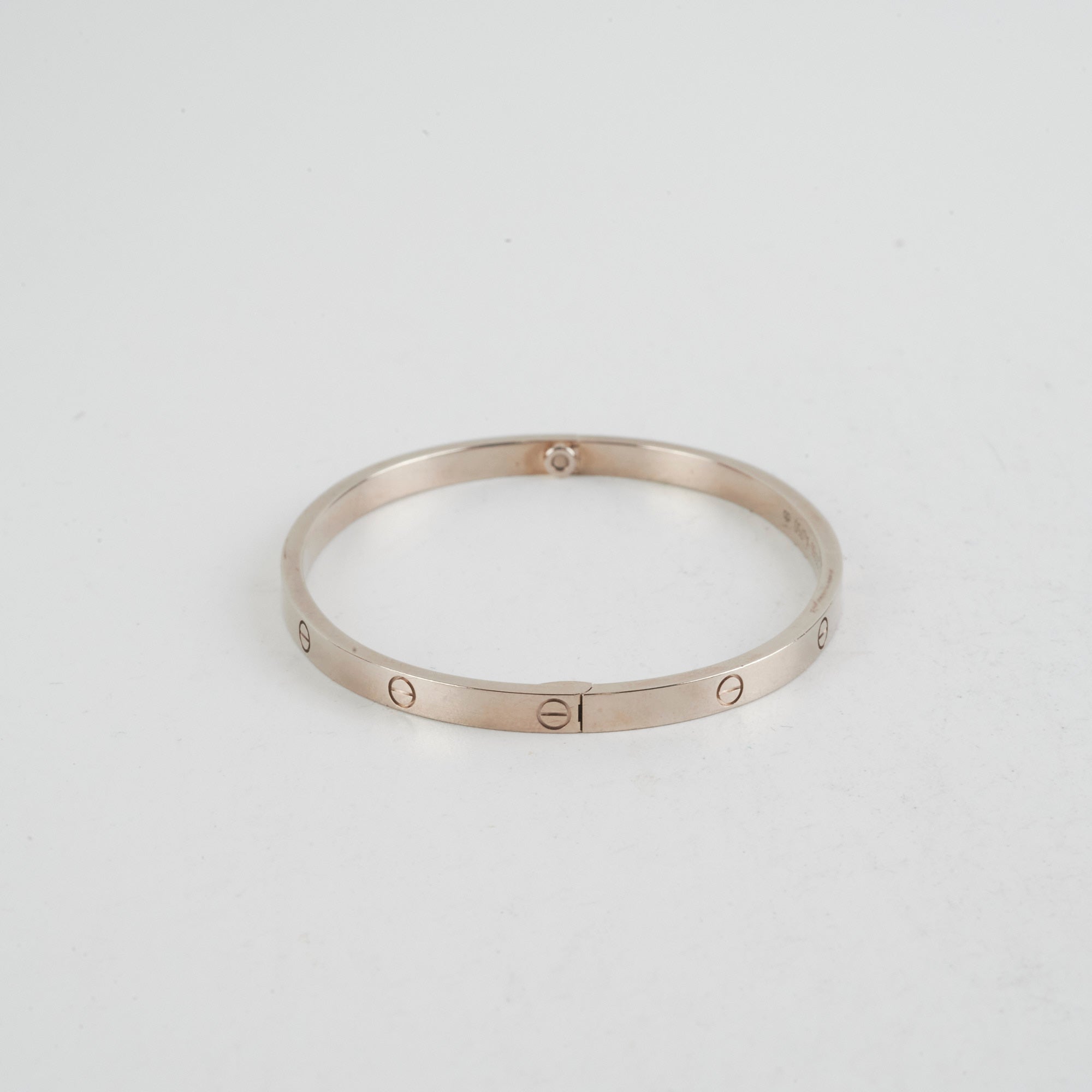 Cartier Small Love Bracelet 17 - 18K White Gold Luxury Jewelry for Women, Perfect for Anniversary Gifts & Special Occasions