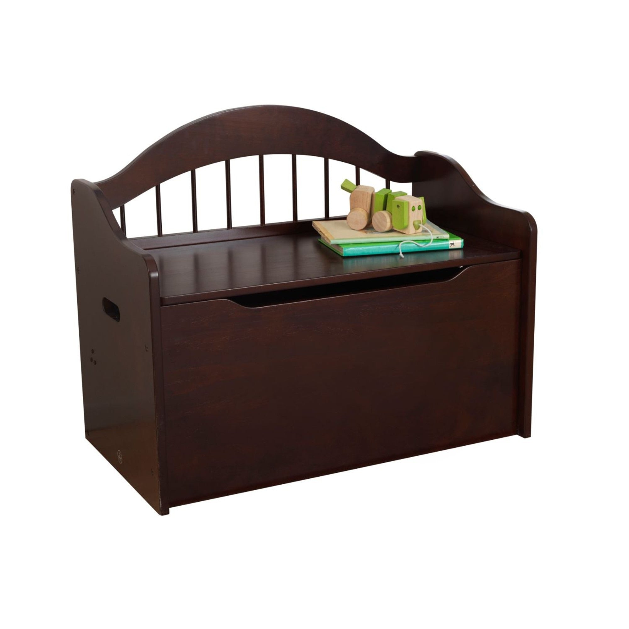 KidKraft Limited Edition Espresso Toy Storage Box - Wooden Toy Chest for Kids' Room Organization & Nursery Decor - Perfect for Playroom, Bedroom or Daycare Storage Solutions