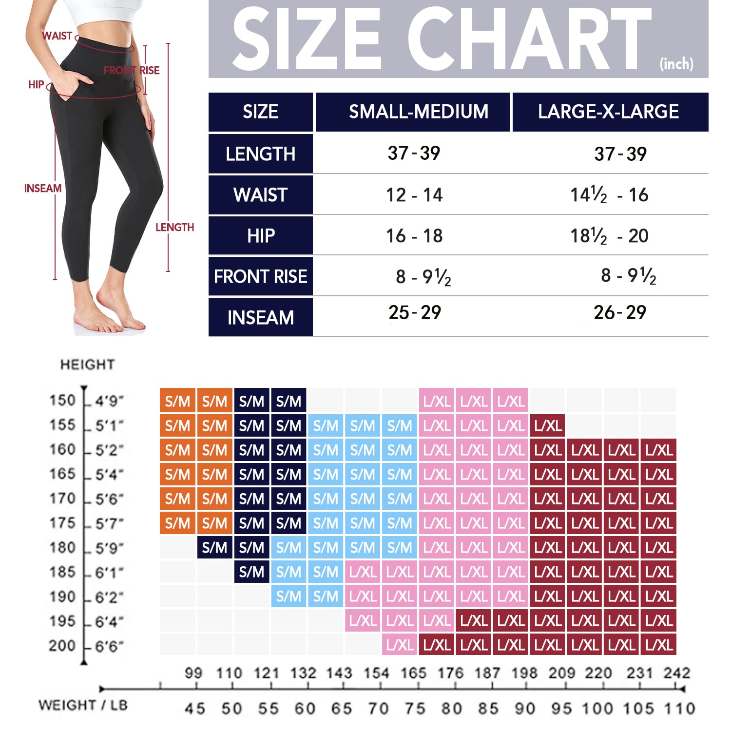 3 Pack High Waisted Yoga Pants for Women - Tummy Control Workout Leggings with Pockets, Non-See Through Gym Activewear - Perfect for Yoga, Running & Lounge Wear
