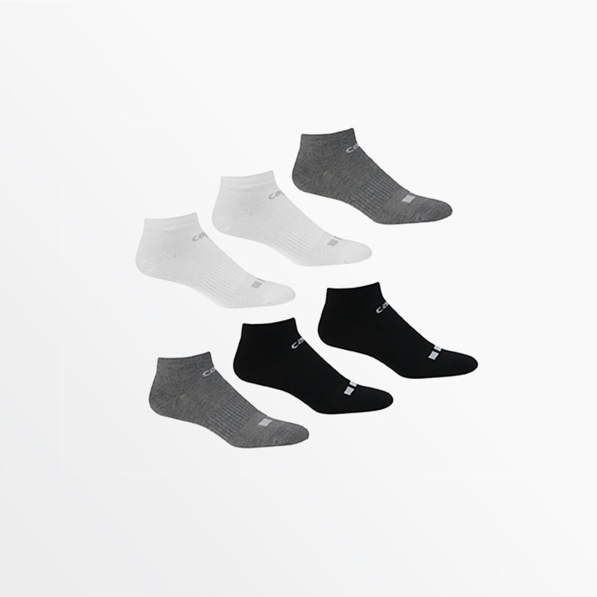 BASICS CS Cool Lightweight Low Cut Socks - Breathable Athletic Socks for Running, Gym & Everyday Wear