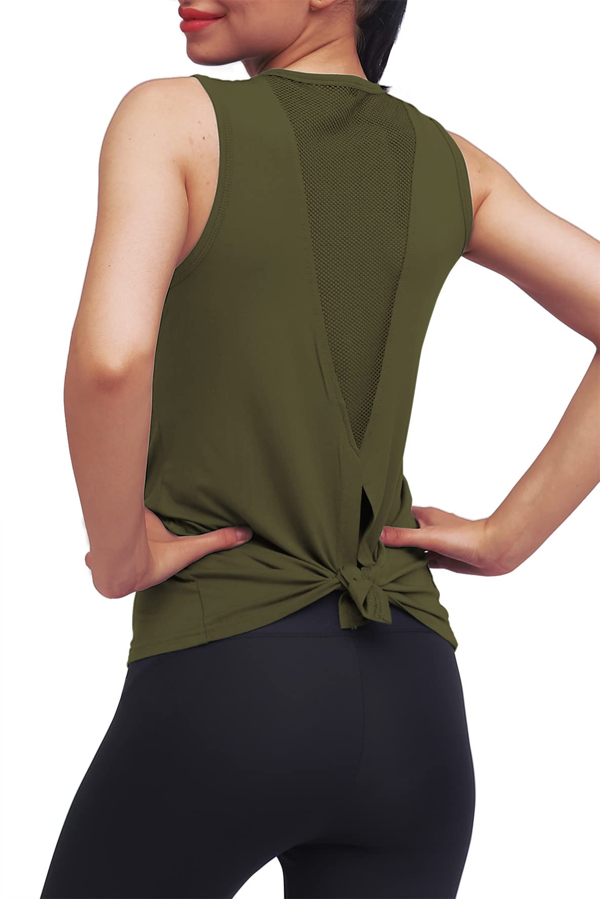 Women's Mippo Workout Tops - Breathable Yoga Tank Tops & Athletic Muscle Shirts for Gym, Running & Yoga | Perfect for Fitness, Training & Active Lifestyle