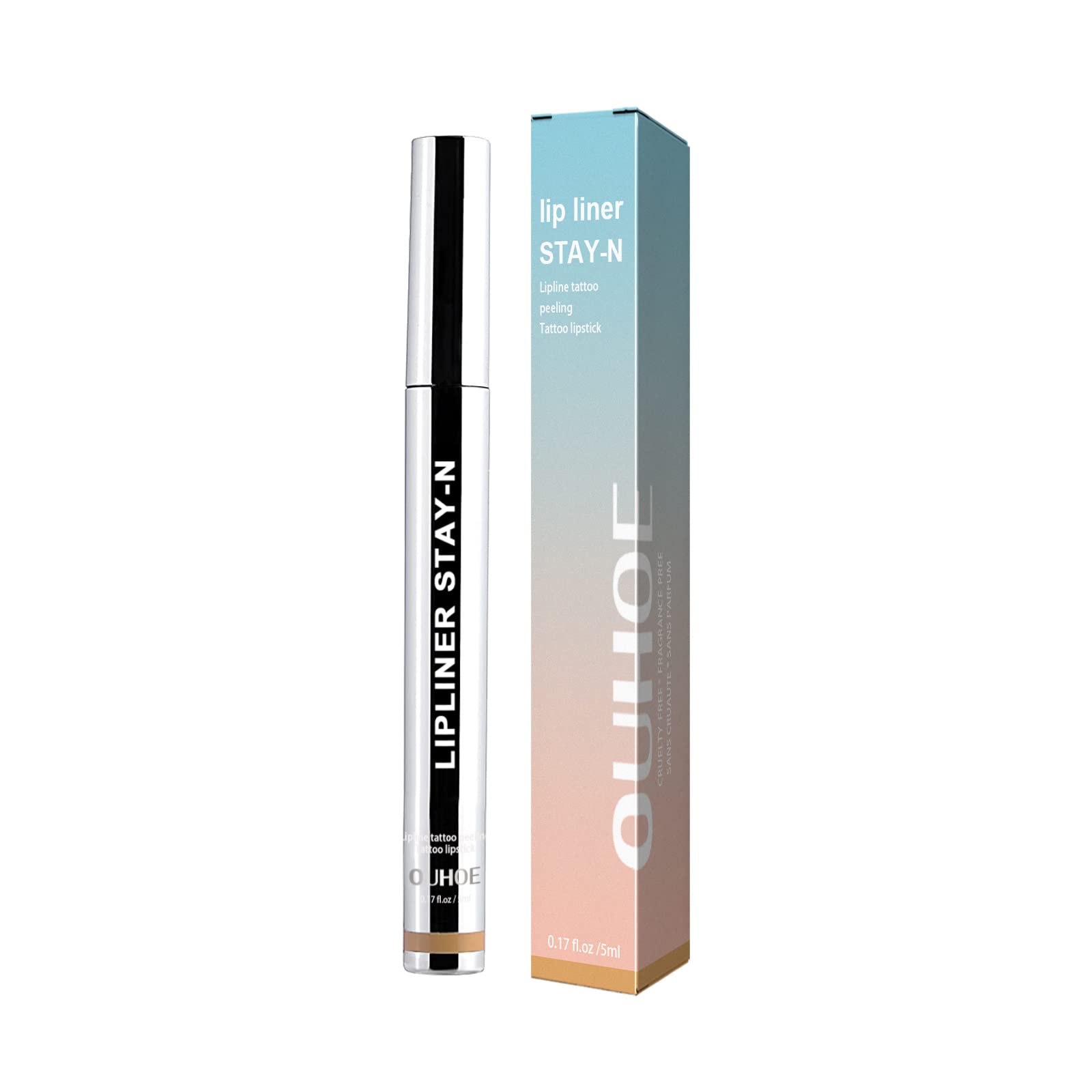 Peel Off Lip Liner - Clear Moisturizing Crystal Stone Nourishing Lip Oil | Waterproof Long-Lasting Lip Stain for All Skin Types | Hydrating Makeup Butter 5ml | Perfect for Daily Wear, Special Occasions & Makeup Looks
