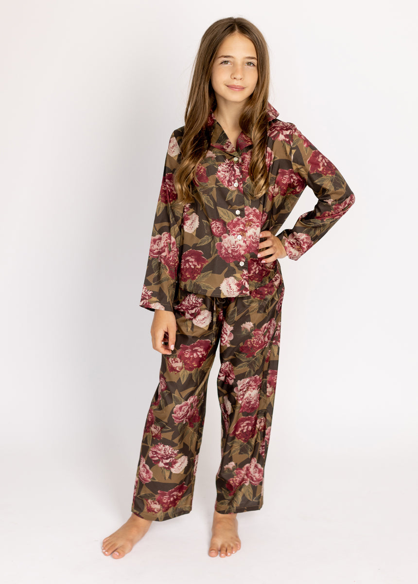 Lyanne Women's Floral Print Pajama Set - Soft Cotton Sleepwear for Lounge & Nightwear | Perfect for Relaxing at Home, Gift for Her, Sleepovers & Cozy Nights