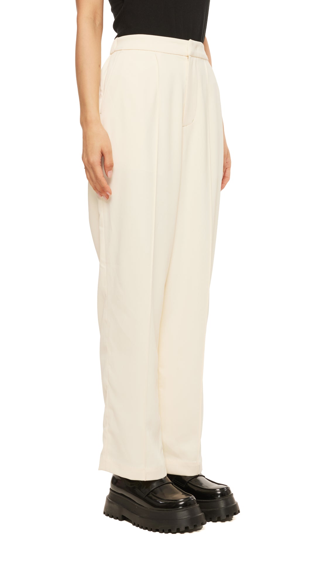 2 in 1 Straight Pants for Women - Comfortable Stretch Work Pants & Yoga Pants - Perfect for Office, Travel & Workout