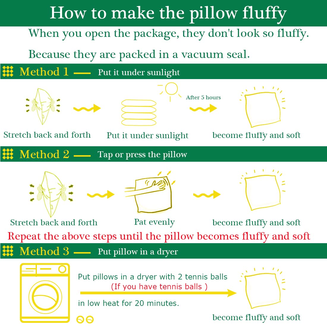 Premium Hypoallergenic Throw Pillow Inserts 20x20 Inches - Soft Square Pillow Stuffer for Decorative Covers, Cushion, Bed, Couch & Sofa (Set of 1) - Perfect for Home Decor, Living Room, Bedroom & Office Comfort