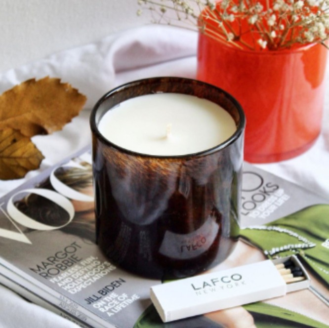 LAFCO Redwood Scented Candle 15.5oz | Premium Soy Wax Candle for Home, Spa & Relaxation | Aromatherapy Gift for Holidays & Special Occasions