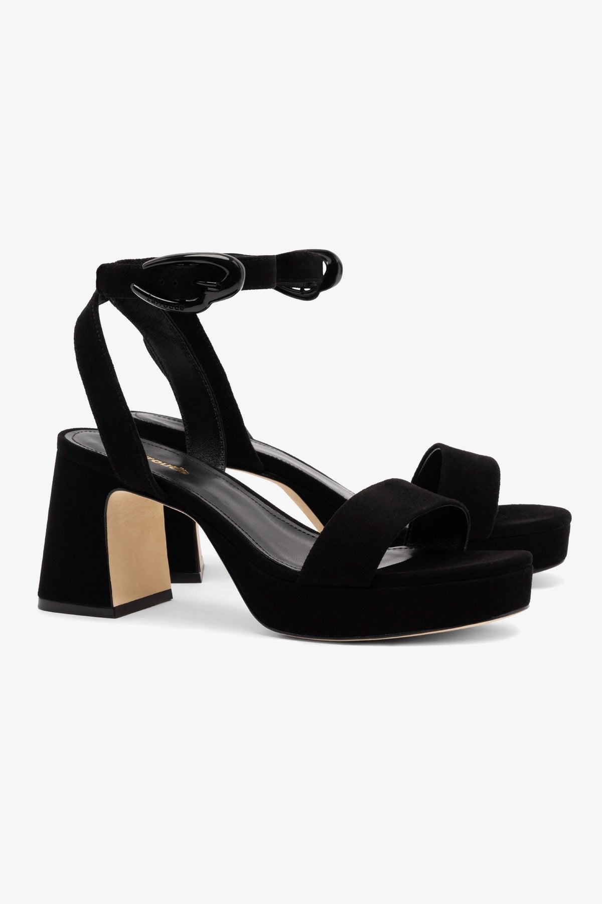 Dolly Verona Low Sandal - Black Suede Women's Casual Shoes for Summer, Walking & Outdoor Activities