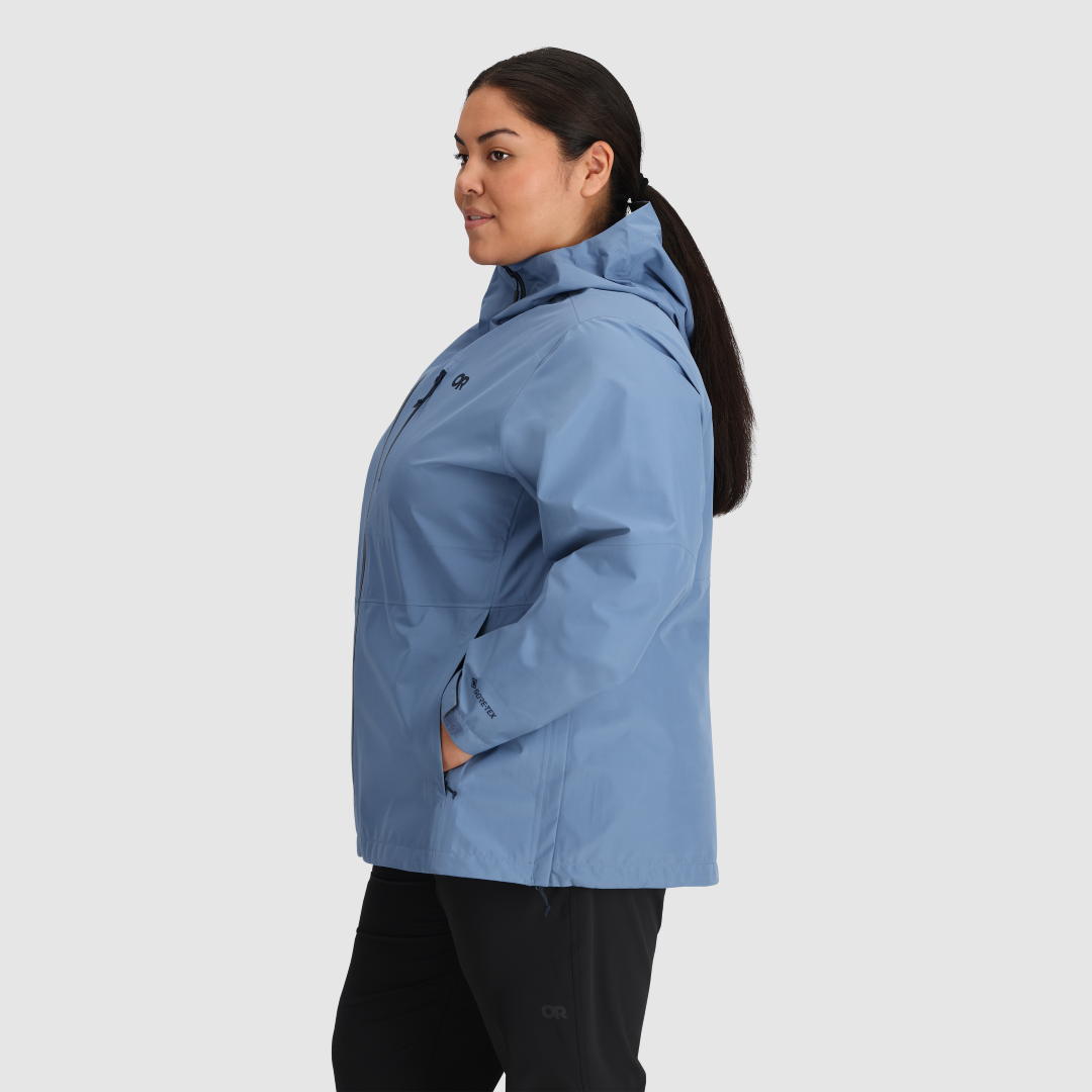 Aspire II Jacket for Women - Lightweight Waterproof Windbreaker with Hood - Perfect for Hiking, Running & Outdoor Activities