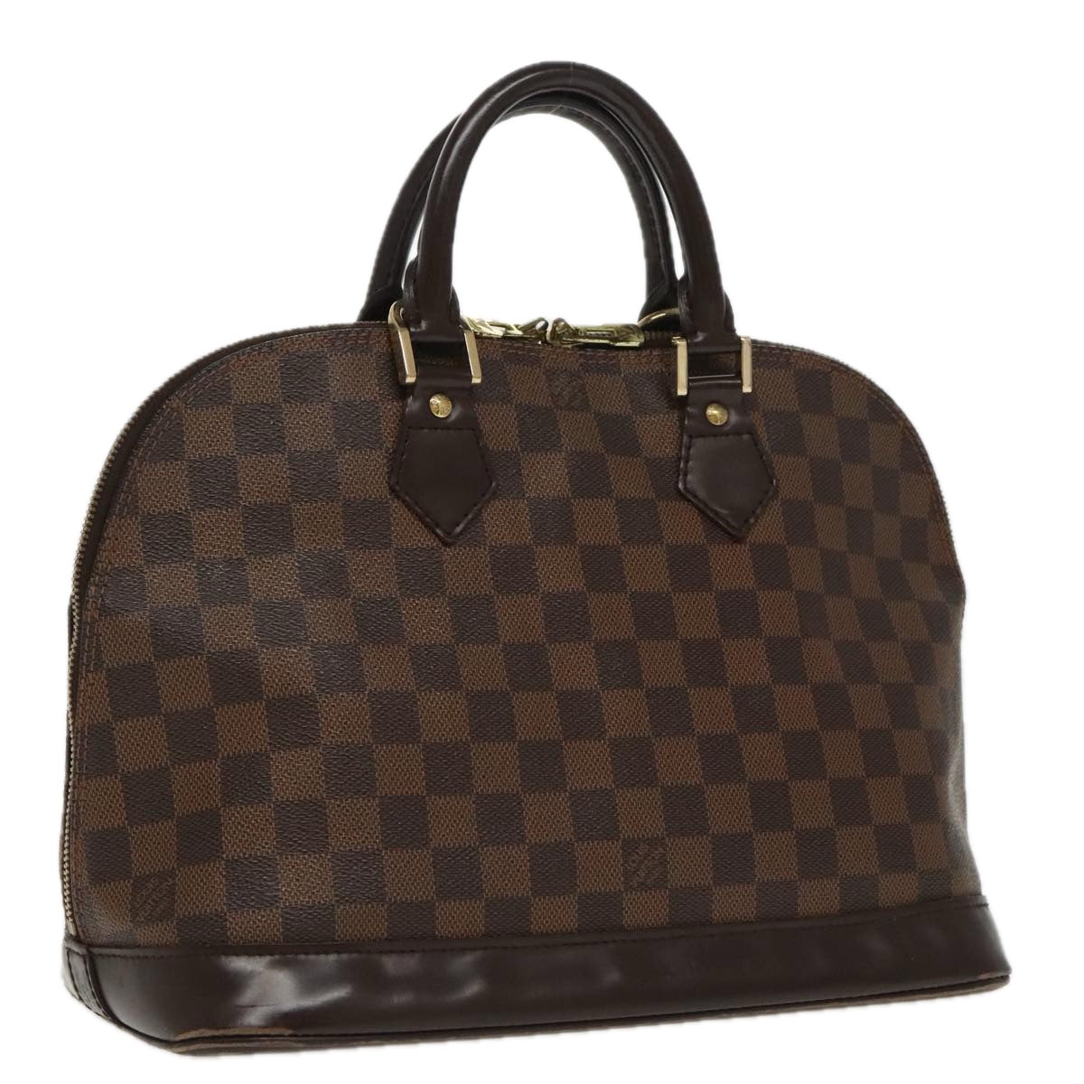 Louis Vuitton Alma BB Damier Ebene Crossbody Bag - Stylish & Compact Handbag for Women, Perfect for Everyday Use, Work & Travel