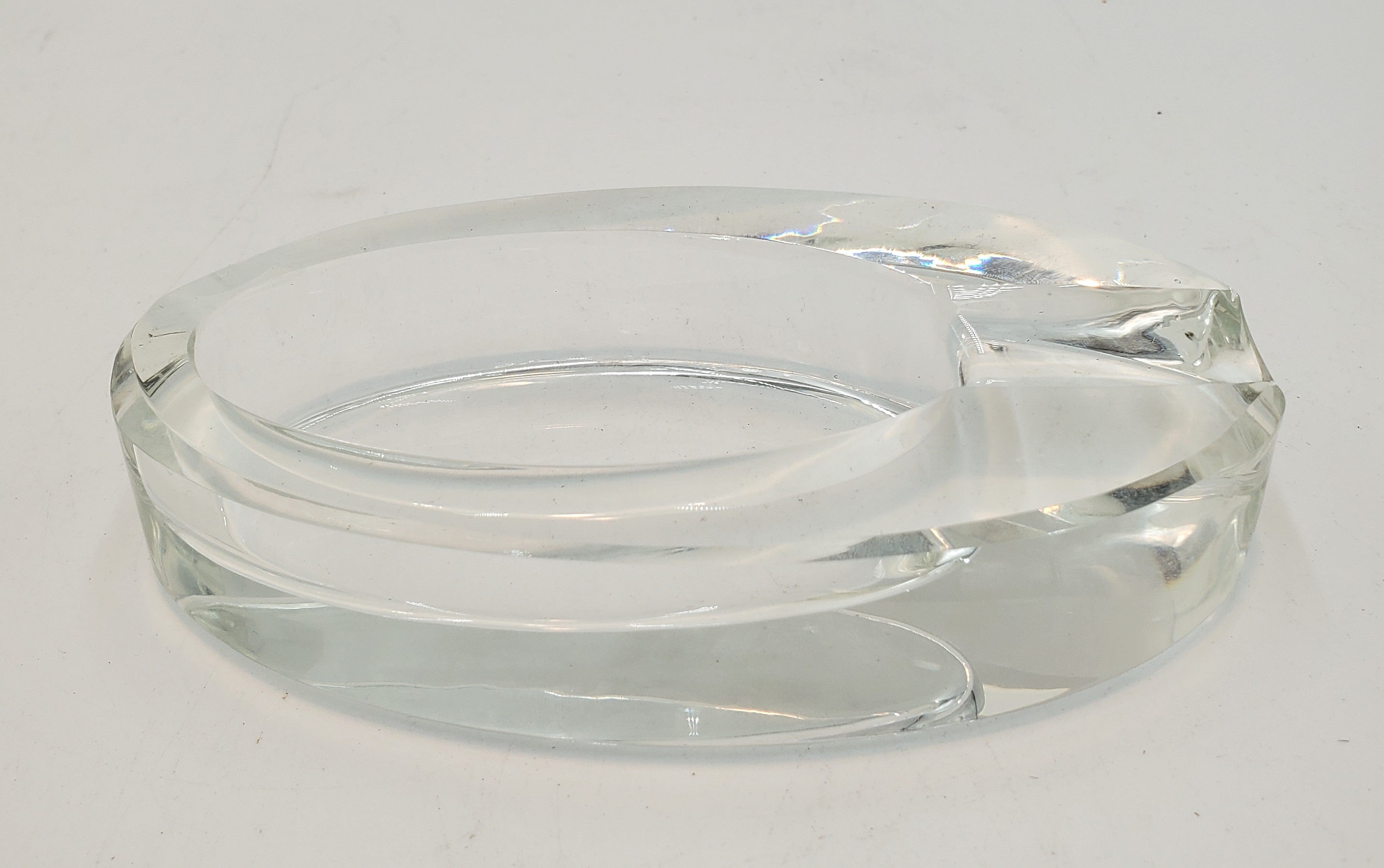 5x3 Inch Oval Glass Ashtray - Premium Smoking Accessory for Cigars, Cigarettes & Home Decor - Perfect for Indoor & Outdoor Use