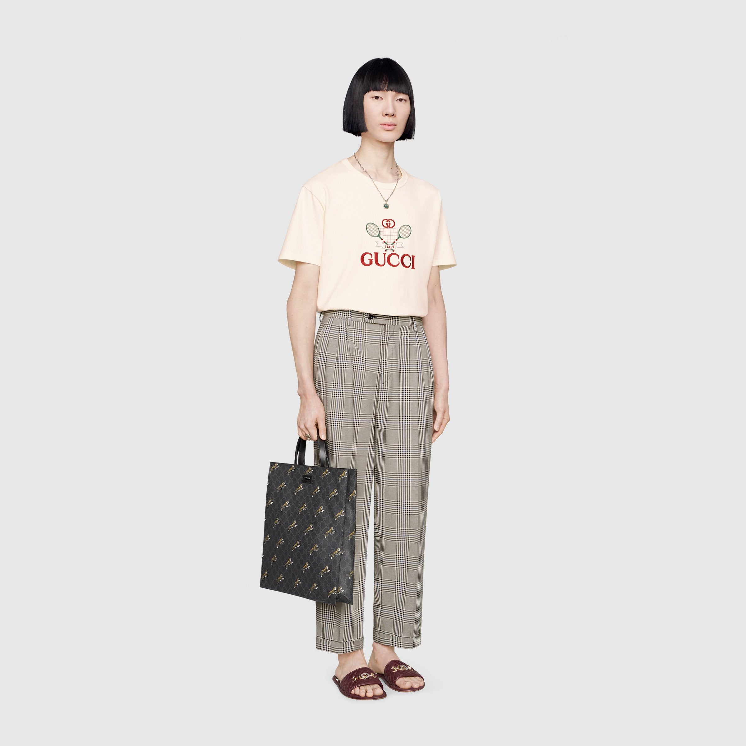 Gucci GG Bestiary Tote Bag - Luxury Designer Handbag for Women, Stylish Leather Shoulder Bag - Perfect for Work, Travel & Everyday Use