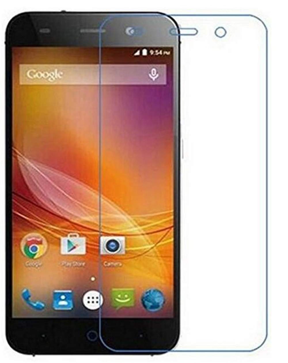 FlipBird 9H Tempered Glass Screen Protector for ZTE Blade V6 - Scratch Resistant, Easy Installation for Daily Protection