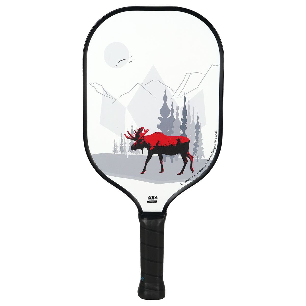 Diadem Riptide Canada Flag Pickleball Paddle | Premium Performance Paddle for Pickleball Players | Perfect for Tournaments, Practice & Demo Rentals