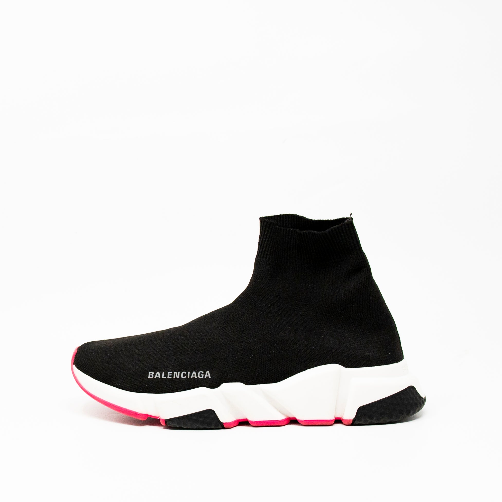 Balenciaga Black Speed Sneakers for Men & Women | Size 40 | Stylish & Comfortable Running Shoes for Casual Wear, Gym & Street Fashion