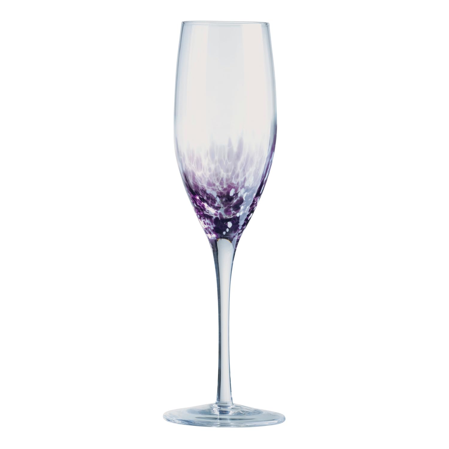 Speckle Champagne Flutes Set of 4 - 250ml Multicolored Crystal Glasses | Perfect for Engagement Gifts, Wedding Toasts & Anniversary Celebrations | Elegant Drinkware for Parties & Special Occasions