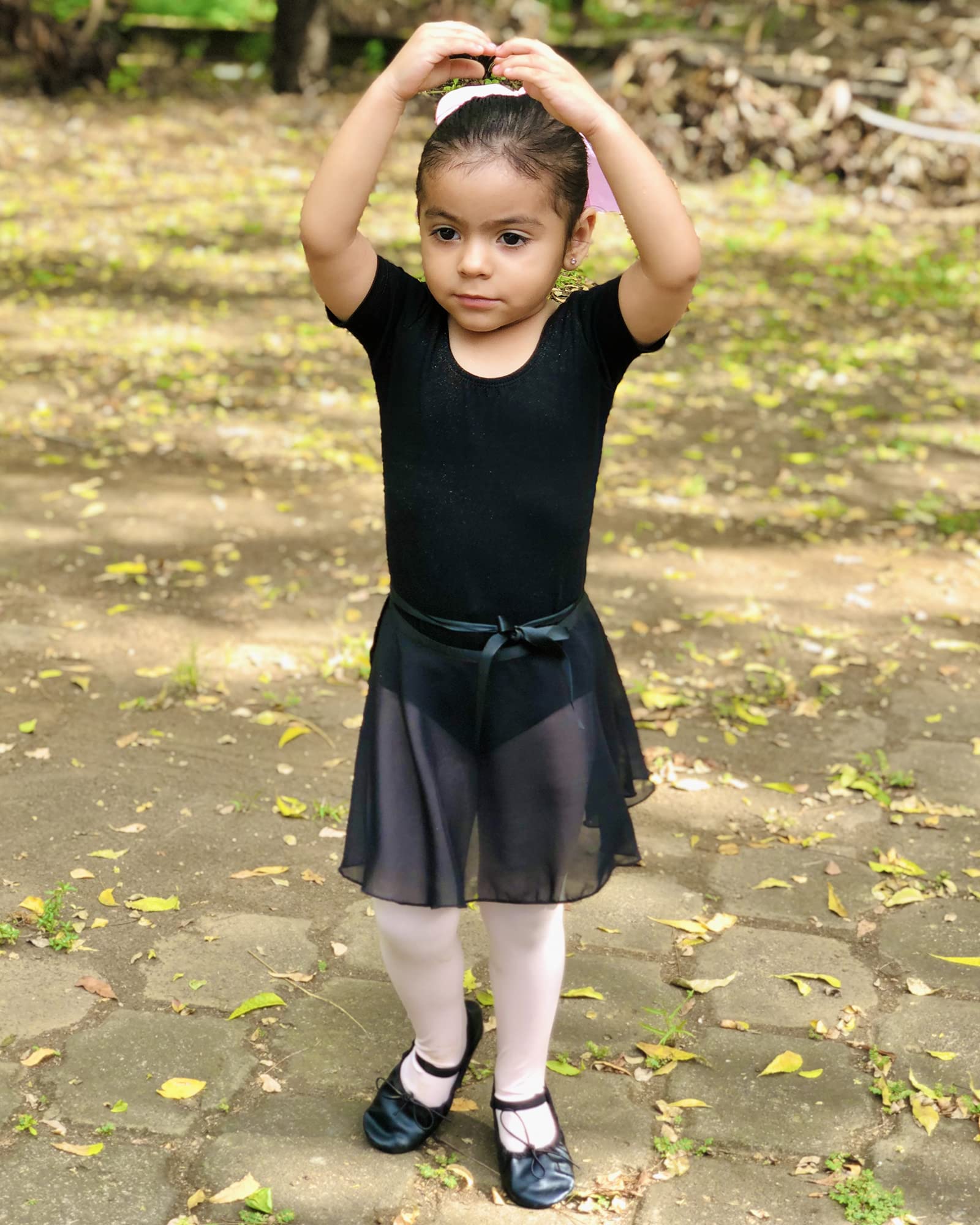 Stelle Girls Ballet Leotard & Dance Outfit Set with Skirt & Tights - Toddler to Big Kid Sizes | Perfect for Ballet Class, Recitals & Dance Performances