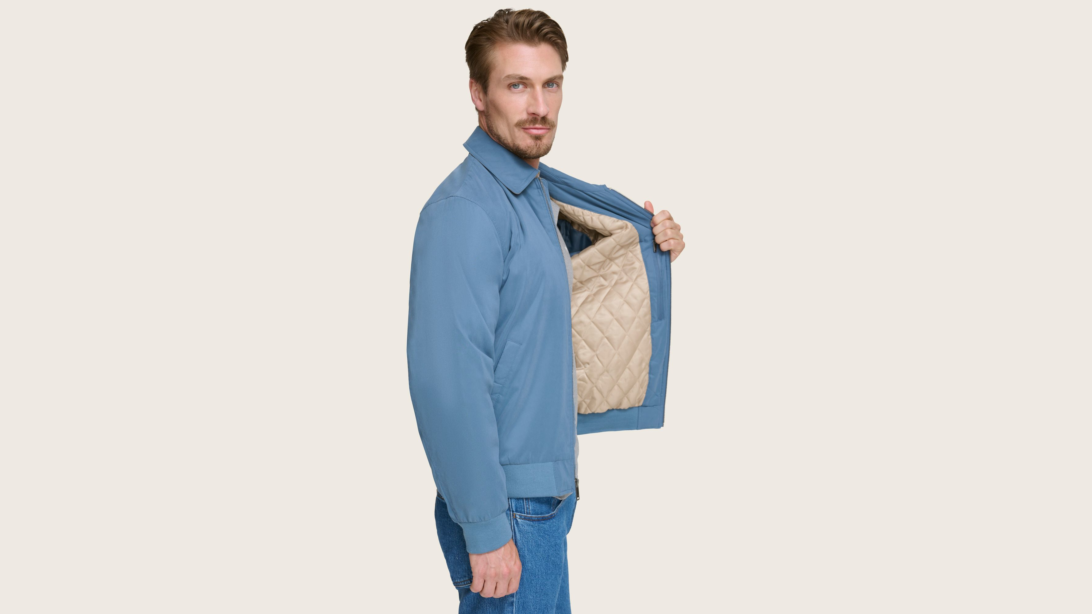 Stylish Microtwill Relaxed Bomber Jacket for Men & Women - Lightweight Comfortable Outerwear for Casual Wear, Street Fashion & Everyday Outfits