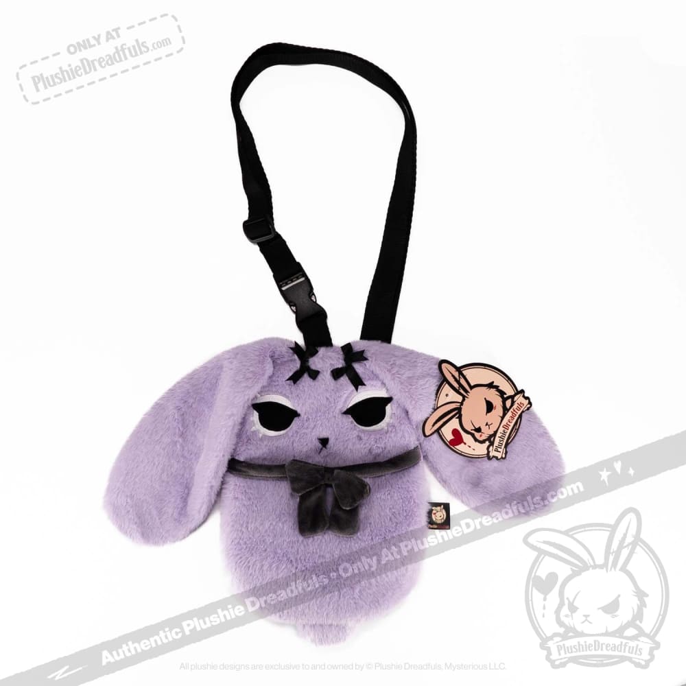 Goth Rabbit Crossbody Bag - Plushie Dreadfuls Cute Gothic Purse for Women | Perfect for Halloween, Cosplay & Alternative Fashion