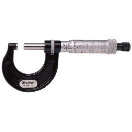 STARRETT 67999 0-1 Inch Outside Micrometer Set - Precision Measuring Tool for Metalworking, Machining & Engineering - Model T436.1XFL-1 | Ideal for Workshop, Automotive Repair & Quality Control
