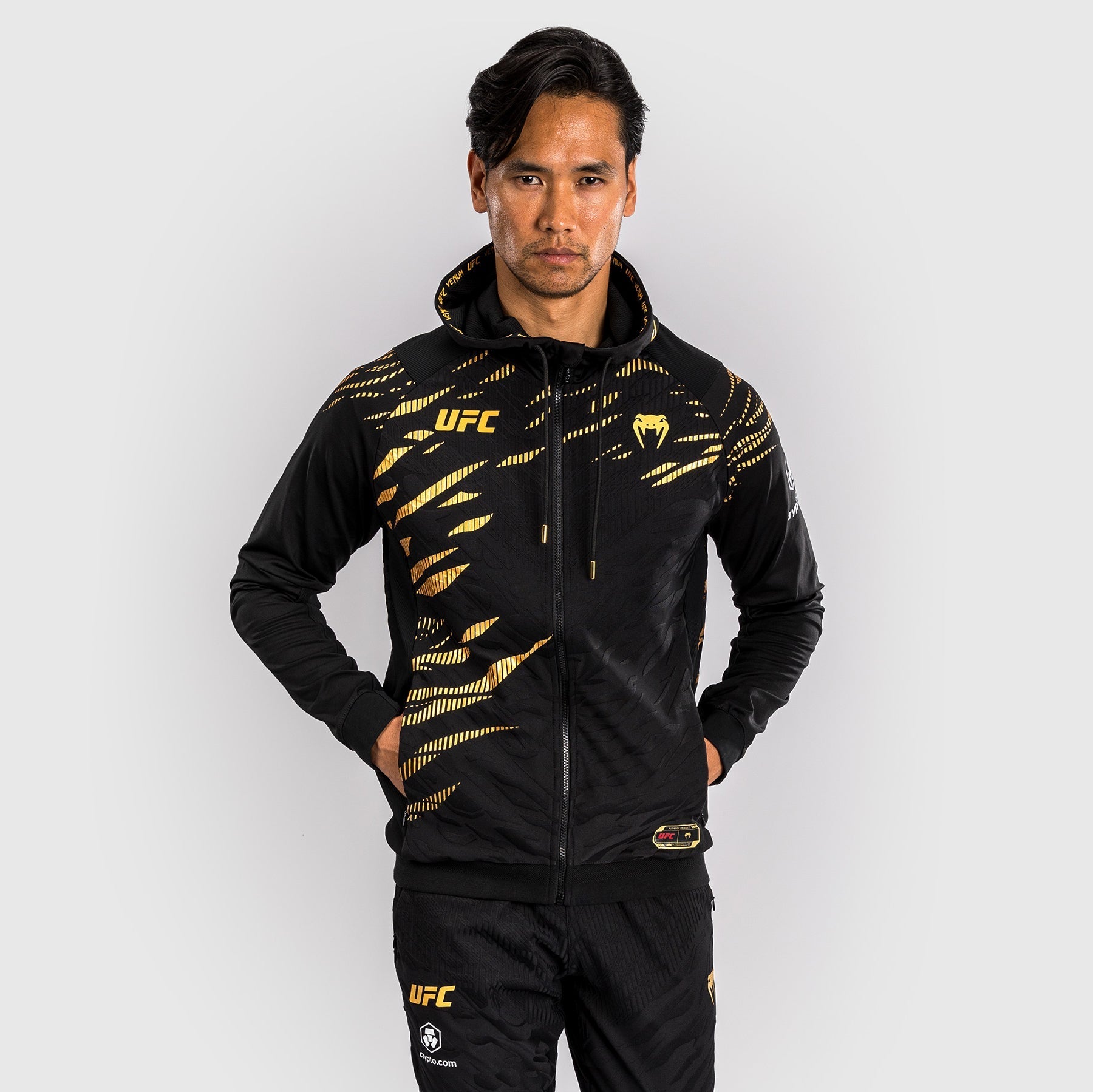 Venum UFC Fusion Authentic Fight Night Men's Walkout Hoodie - Champion Edition | MMA Training & Streetwear Style