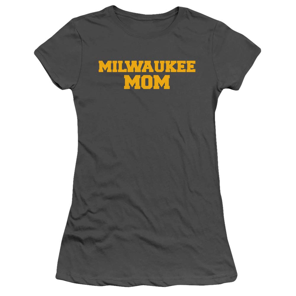 University of Wisconsin-Milwaukee Official Mom Juniors' Sheer Fitted T-Shirt | Comfortable College Apparel for School Spirit & Casual Wear