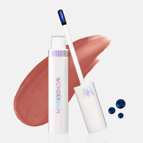 Wonderskin Wonder Blading Lip Stain Mask - Long Lasting Liquid Lip Tint for Natural Lip Color | Perfect for Everyday Wear, Date Night & Special Occasions