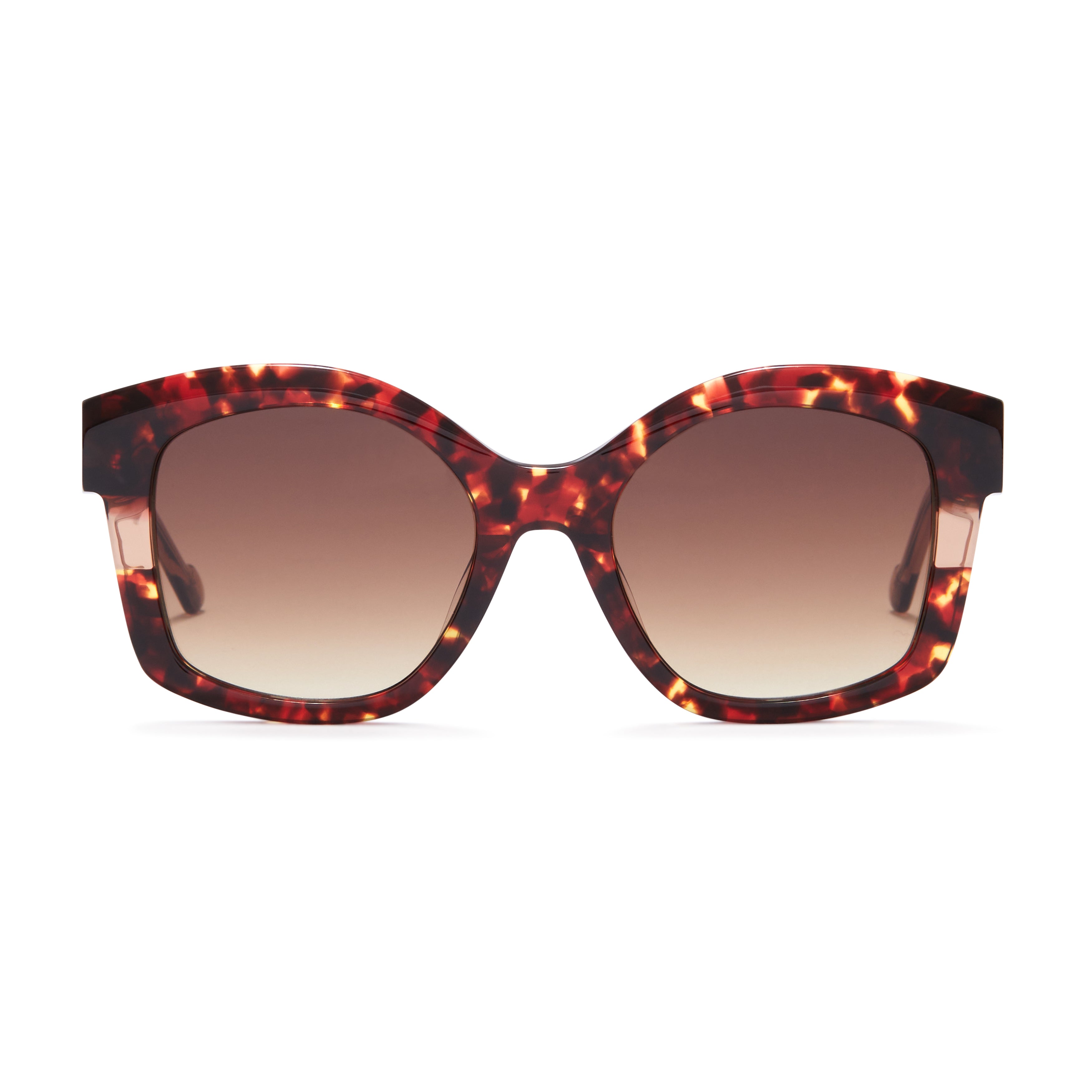 Chloe in Red Tortoise Shell Sunglasses - Stylish UV Protection Shades for Women - Perfect for Beach, Driving & Outdoor Activities
