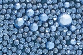 Light Blue Rhinestones