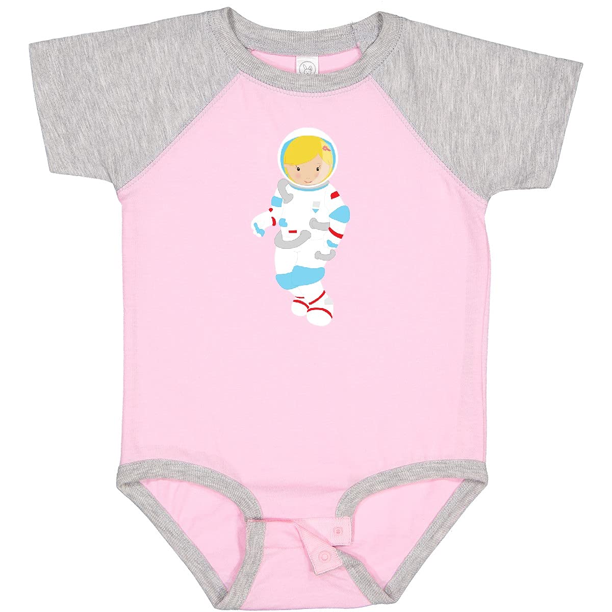 Inktastic Astronaut Girl Baby Bodysuit - Cute Space Flight & Cosmonaut Design for Infants | Perfect for Space-Themed Parties, Nursery Photos & Everyday Wear