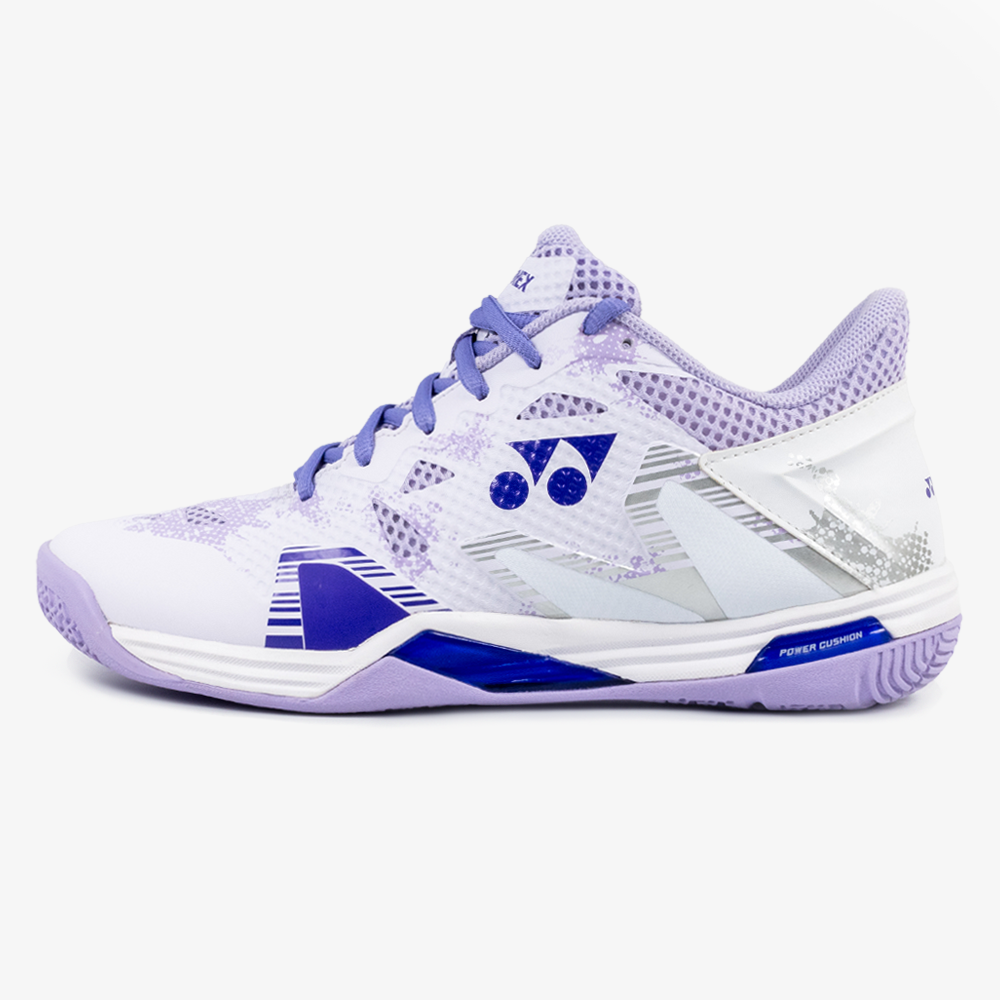 Yonex Eclipsion Z3 Women's Tennis Shoes - White & Purple - Lightweight Comfort for Women's Badminton & Court Sports