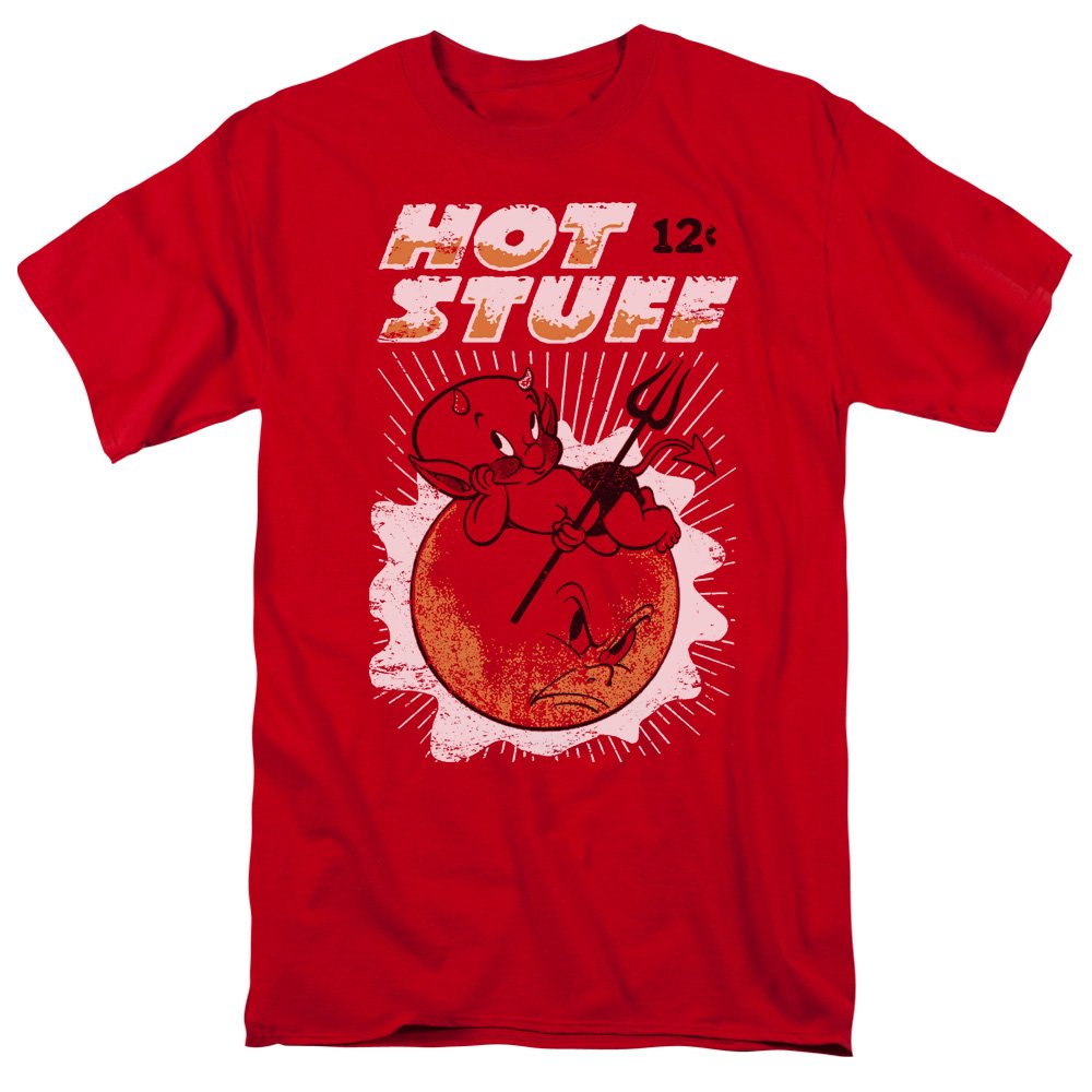 Hot Stuff the Little Devil Comic Book Character T-Shirt - Funny Vintage Cartoon Graphic Tee for Men & Women - Perfect for Cosplay, Halloween & Comic Con