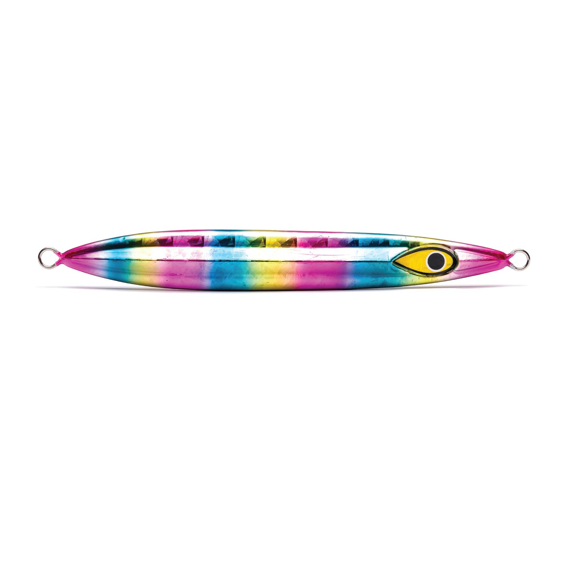 Rip Roller Slow Fall Jig Fishing Lure - Rainbow Glitter 11oz/300g - Perfect for Deep Sea & Saltwater Bass Fishing